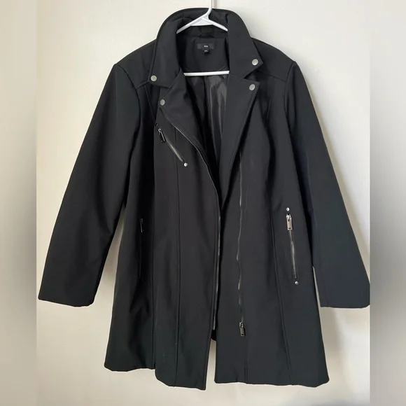 Ellos Black Soft Shell Coat - Picture 3 of 4